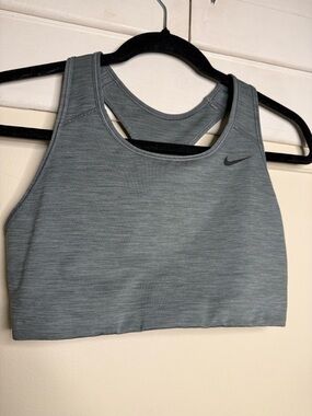 Nike Gray Heather Racerback Sports Bra